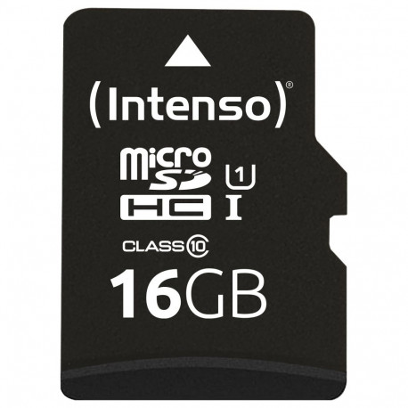 Intenso mälukaart 16GB Premium MicroHC 45MB/s +adapter