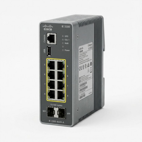 "Cisco CATALYST IE3300 W/ 8 GE COPPER"