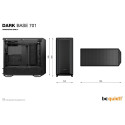 Be quiet! Midi korpus Dark Base 701, must