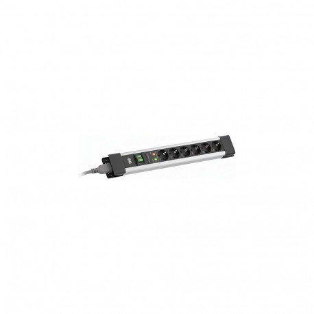 "BACHMANN CONNECTUS 6xCEE7/3, 1xSchalter 2,0m CEE7/7 Grau"