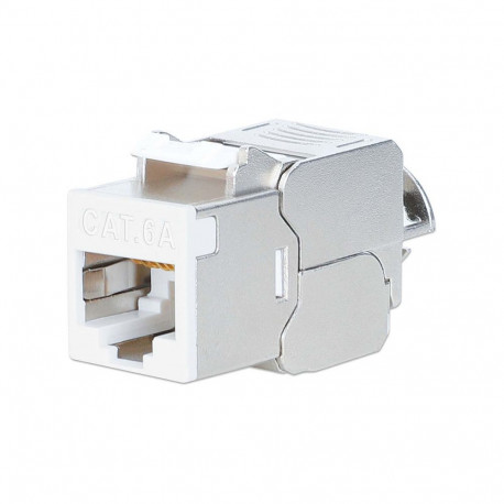 Intellinet Keystone-moodul Cat6a 10G STP, valge