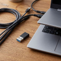 Adapter Type C to USB A 3.0 Blue Star - black