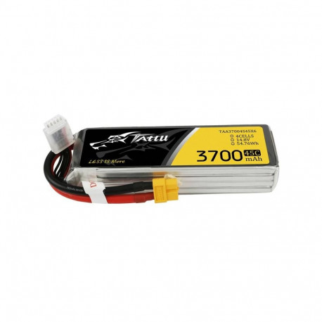 Battery - Tattu 3700mAh 14.8V 45C 4S1P XT60