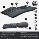 Logitech ERGO K860 Split for Business (graphite, DE layout)