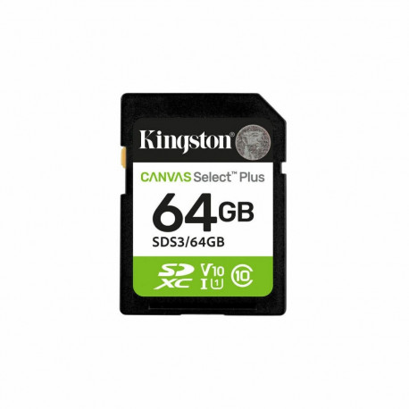 Micro SD Memory Card with Adaptor Kingston SDS3/64GB 64 GB