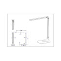 TABLE LAMP MULTI LED BL1268-C METALLIC G