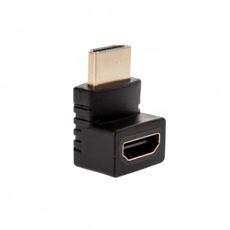 Adapter HDMI (F) - (M) 90° paremale nurgaga, üles