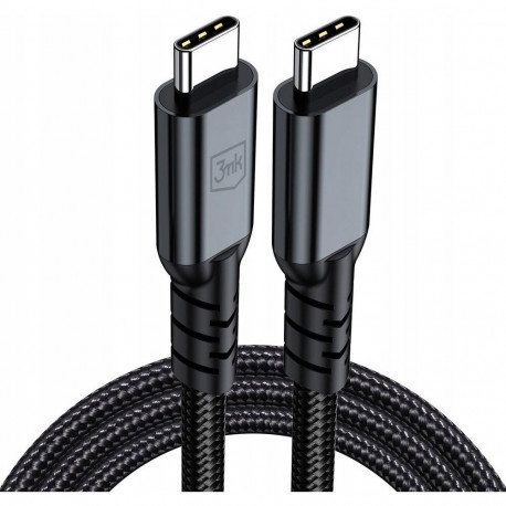 3mk kaabel Hyper N-SERIES Thunderbolt 4 240W 40Gb/s 8K60Hz 48V/5A 1m, must