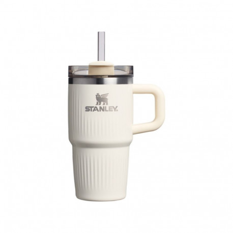 Termokruze ar salminu The Quencher H2.0 Fluted Tumbler 0.6L glanceta kremkrasa  1200185006432