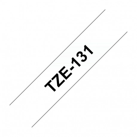 "Brother TZE-131 Schwarz/Farblos"
