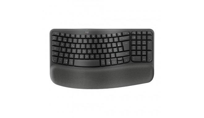 Logitech ergonoomiline klaviatuur Wave Keys, grafiit
