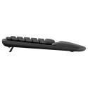 Logitech ergonoomiline klaviatuur Wave Keys, grafiit