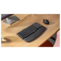 Logitech ergonoomiline klaviatuur Wave Keys, grafiit
