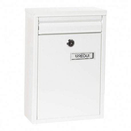 Letterbox Arregui White Steel 22 X 8 X 32 cm