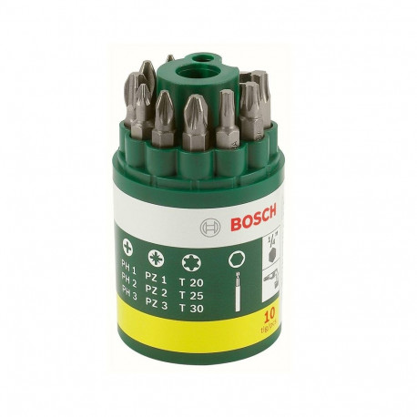 SCREWDRIVER BIT SET 10PCS BOSCH