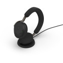 Jabra Evolve3 75 (black, UC, USB-A Bluetooth adapter, wireless charging pad)