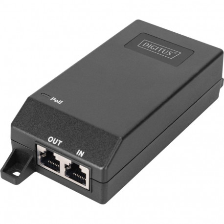 Gigabit Ethernet PoE+ injektor 802.3at 30W, must