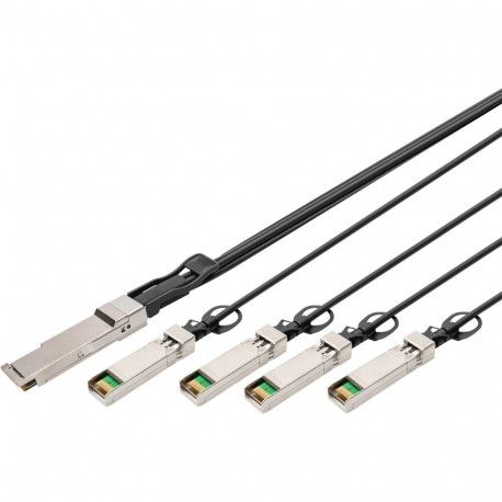 40G QSFP+ kuni 4XSFP+ otseühendusega kaabel 1m