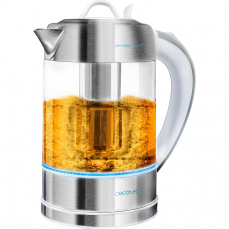 ThermoSense 370 Clear Electric Kettle (edelstahl/transparent, 2.200 Watt, 1,7 Liter)