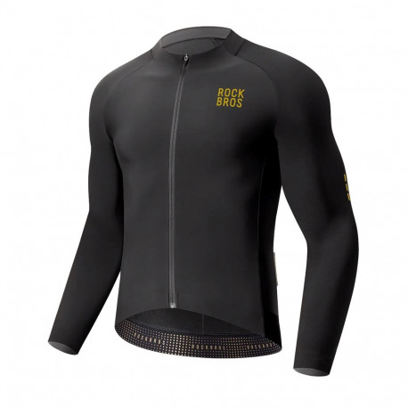Rockbros YDWT020 Diamond cycling jersey spring/autumn/winter size M - black