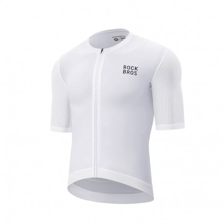 Rockbros 15200025 Short Sleeve Cycling Jersey Size S - White