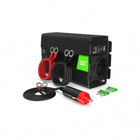 Green Cell sõiduki pingemuundur 12V>230V 500/1000W