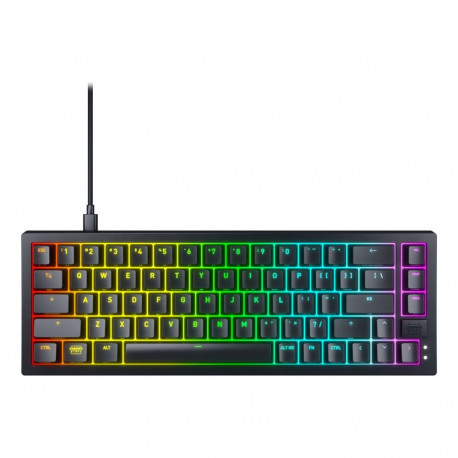 Cherry XTRFY klaviatuur K5V2 juhtmega US-layout MX Red, must