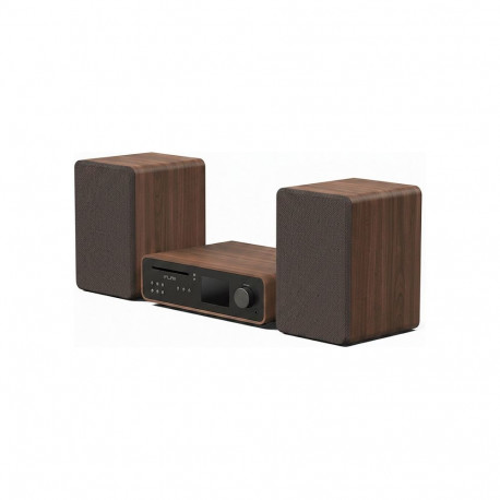 Pure stereosüsteem Classic Stereo EU/UK, kohvmust/pähkel