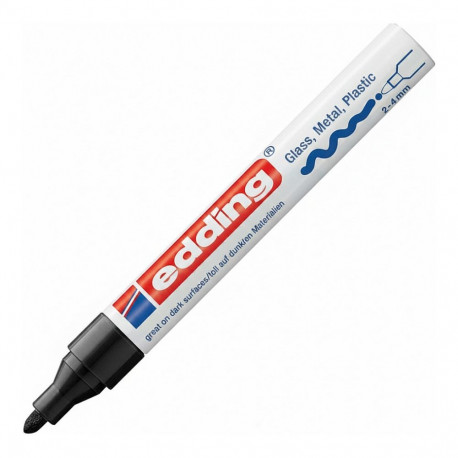 "edding 750 Lackmarker 2.0 - 4.0 mm Schwarz"