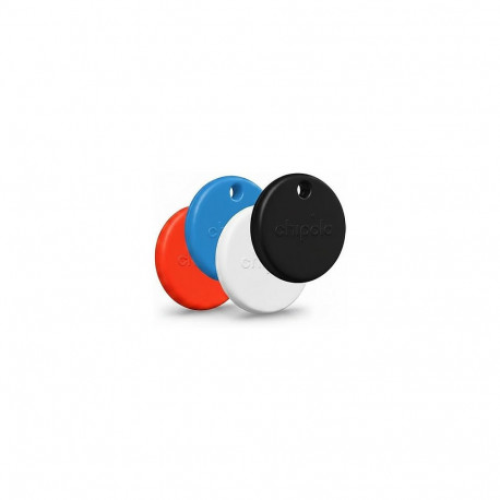 Chipolo jälgimisseadmed POP 4 Pack Apple Find My ühilduv, must, punane, valge, sinine