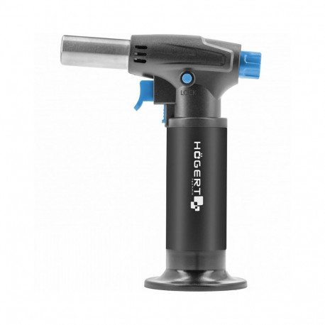 Hogert HT2C509 gaasipõleti, 1 kW, 1300°C, 150 ml, piesosüüde, 360°