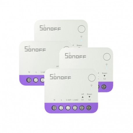 Smart Home Device - Sonoff MINI-RBS WiFi Smart Roller Shutter Switch (4 pcs.)