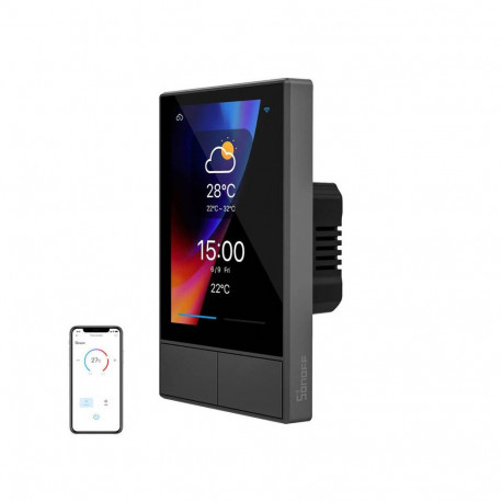 Smart Home Device - SONOFF NSPanel Smart WiFi Control Panel (black, 120mm)