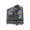 Computer Case - darkFlash DS950 ATX, 6 Fans, USB-C 3.2 Gen 2, Black