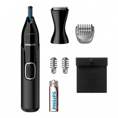 Grooming Tool - Philips Nose, Ear, Eyebrow Trimmer (AA battery, waterproof)
