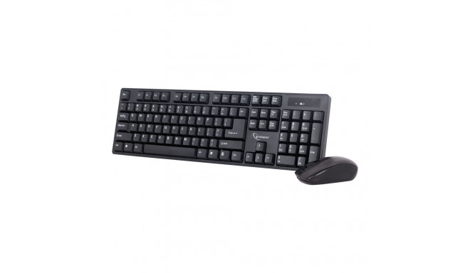 GEMBIRD KBS-W-01 Wireless desktop set US layout black