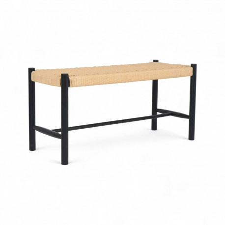 Söögipink SHINE 2-kohaline, must/beež