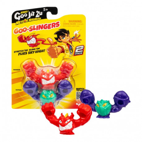 HEROES OF GOO JIT ZU Meteor Madness Goo Slingers topeltpakk