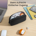 tomtoc Light-T12 Essential Tech Organizer black