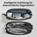 tomtoc Light-T12 Essential Tech Organizer black