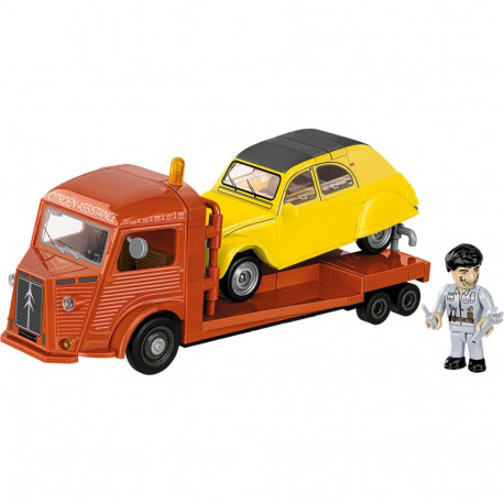 Citroen mudelkomplekt Type H autotransporter ja 2CV Type AZ, mõõtkavas 1:35