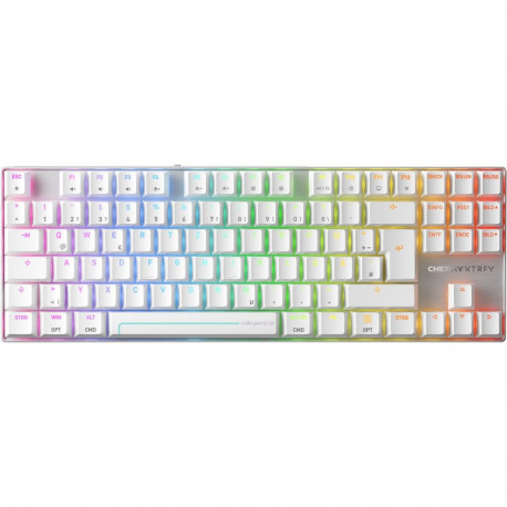 XTRFY juhtmevaba mänguhiir MX 8.2 Pro TMR DE-paigutus Cherry MK Crystal, valge