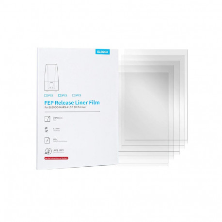 FEP film for ELEGOO Mars 5 (5 pieces)