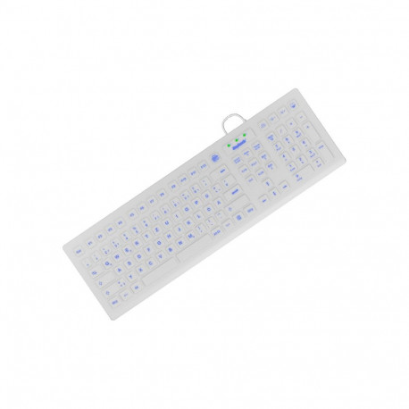 "KeySonic -8031INEL-WH (DE) Industrietastatur weiß"