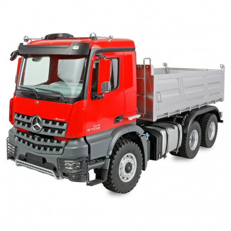 Amewi Mercedes-Benz Arocs 6x6 1:14 RTR punane kallur 14+
