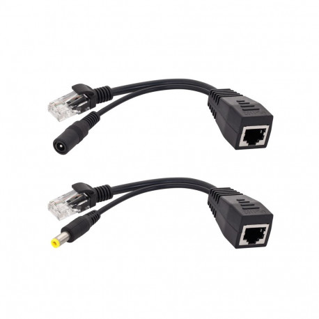 PoE adapter pääsupunktile ja ruuterile, must