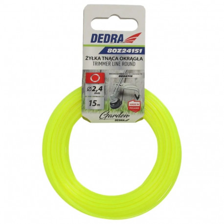 Trimmerijõhv ümar 2,4mmx15m