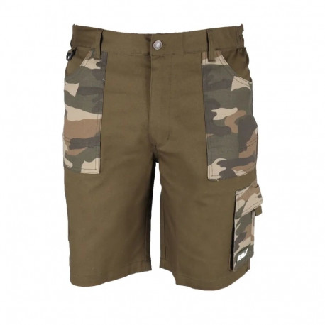 Szorty moro rozm.xxl, bawełna+elastan, 240g/m2