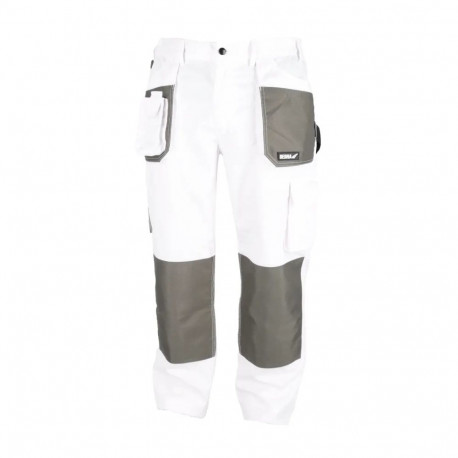 Spodnie ochronne m/50, białe, gramatura 190g/m2