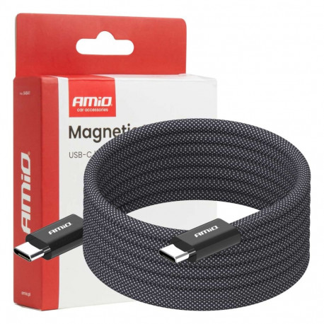Amio magnetiline USB-C - USB-C kaabel 04841 60W 200cm